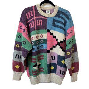 Vintage El Gran Pajaten Sweater Womens Wool Handcrafted Alpaca Wool Knit